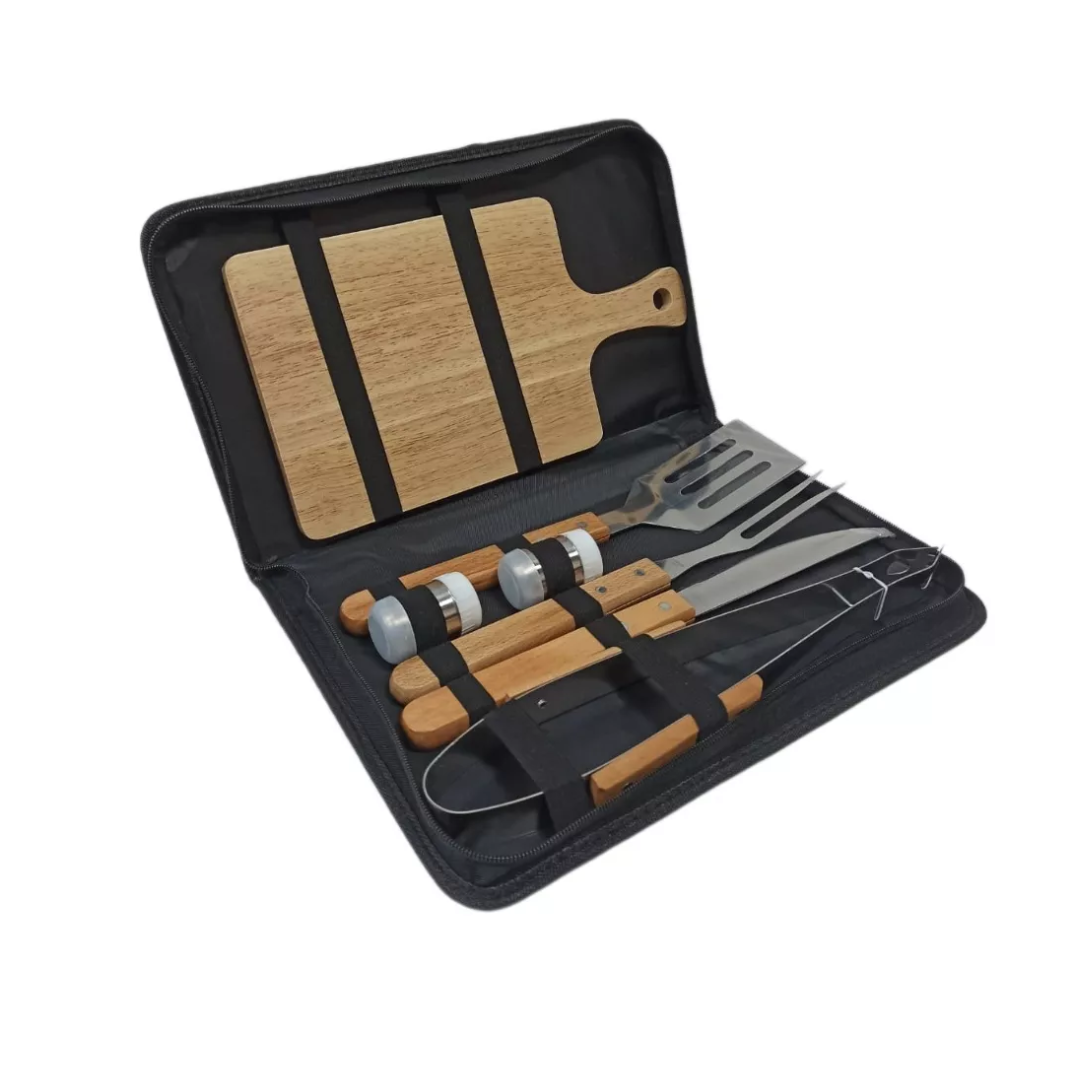 Miniatura 3 de Utensilios De Asado Bbq Set X 7 Piezas